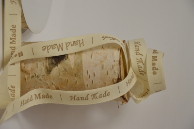 LABEL am Band "handmade" 15mm